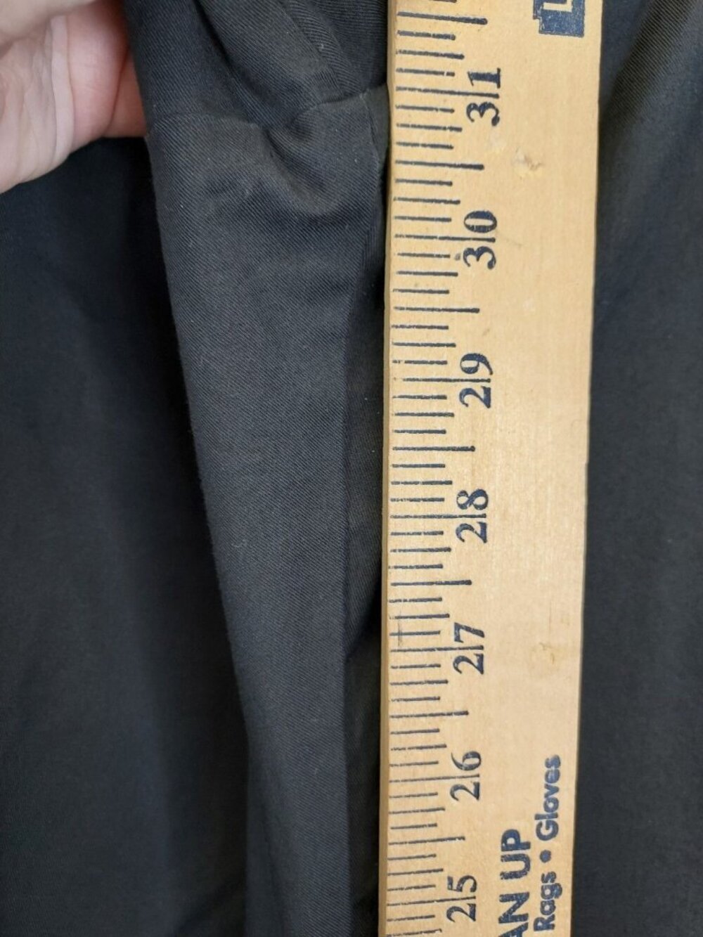 Joe Fresh Straight Flex Pants Men's 34x31 Flat Front Black Slacks Stretch Preppy - Picture 12 of 14